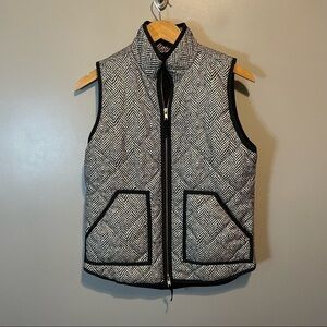 J.crew Print quilted Vest
